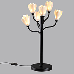 Настольная лампа с ветвями и белыми фарфоровыми цветами Floralis варинант исполнения - 4 | Loft Concept в Перми