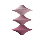 Подвесной вязаный розовый светильник «Звезда Востока 03» варинант исполнения - 1 | Loft Concept в Перми