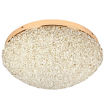 Круглый потолочный светильник с хрустальным декором Vere Crystal Ceiling Lamp 50 варинант исполнения - 1 | Loft Concept в Перми