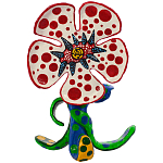 Декоративная статуэтка Yayoi Kusama Flowers that Bloom at Midnight Red варинант исполнения - 1 | Loft Concept в Перми
