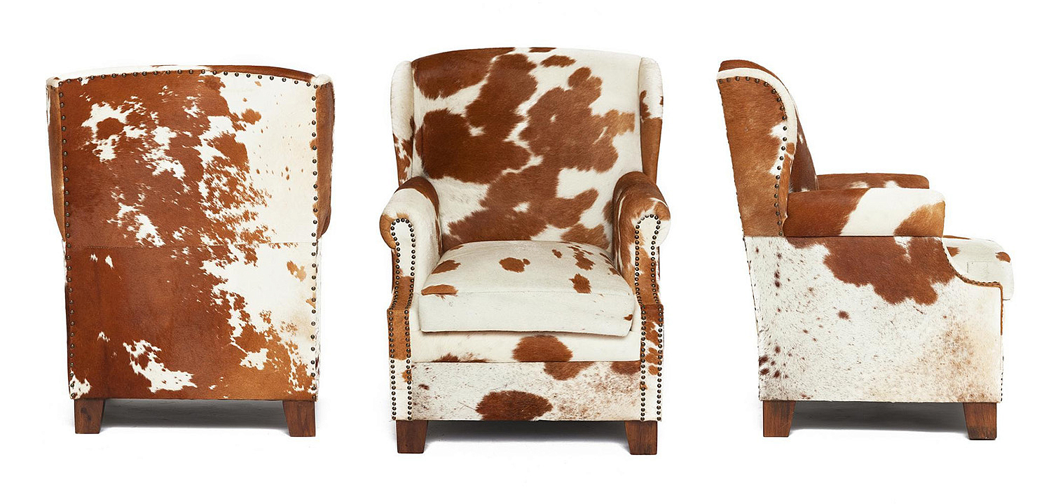 Кресло Cowhide Armchair - Loft-Concept в Перми
