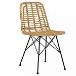 Стул с ротанговым плетением Wicker Stool без подлокотников варинант исполнения - 6 | Loft Concept в Перми