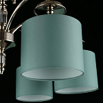 Люстра потолочная Nikoletta с бирюзовым плафоном варинант исполнения - 3 | Loft Concept в Перми