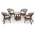 Комплект уличной мебели Sienna Dark Brown варинант исполнения - 1 | Loft Concept в Перми