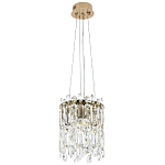 Подвесной светильник с хрустальными подвесками Roul Crystal Round Hanging Lamp варинант исполнения - 2 | Loft Concept в Перми