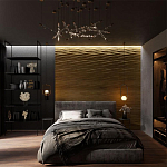 Гипсовая 3D панель с принтографией PM-02 варинант исполнения - 1 | Loft Concept в Перми