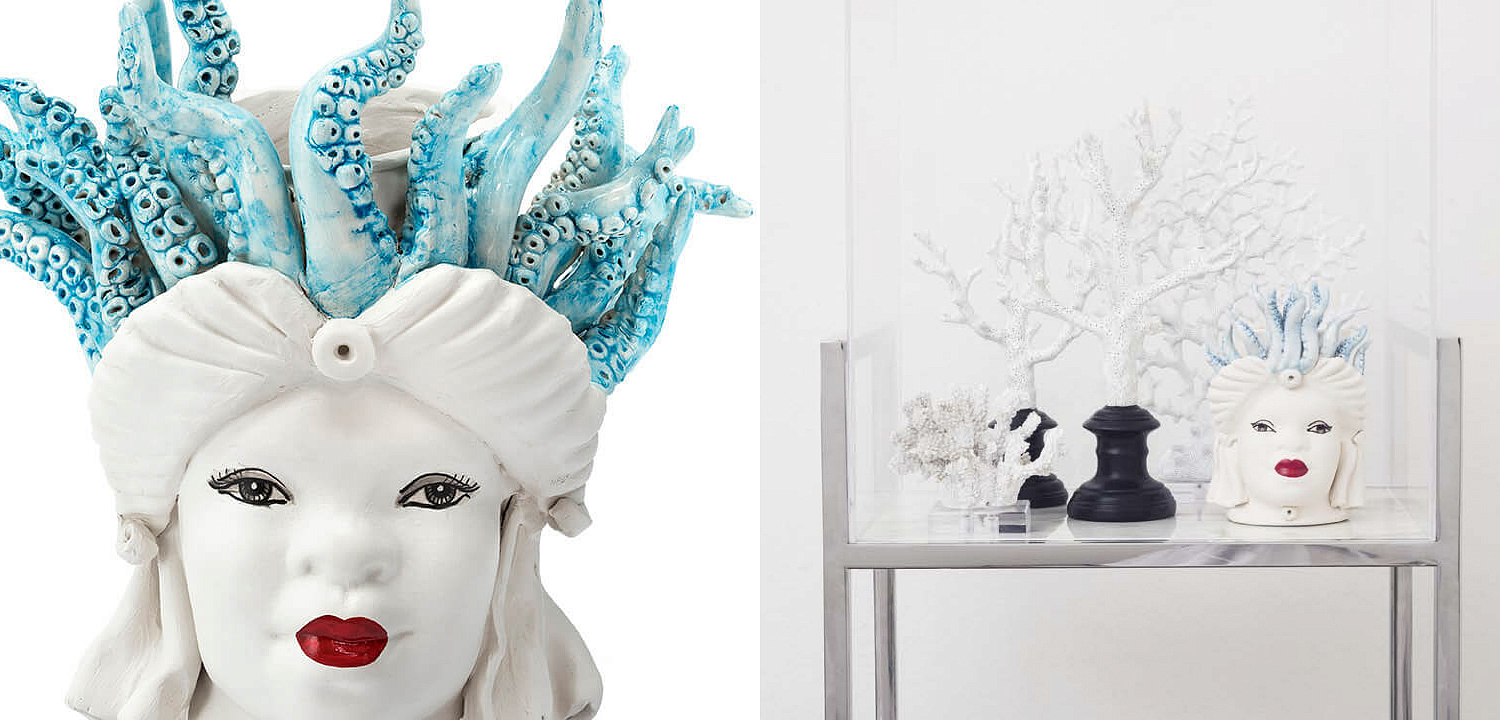 Ваза VASE MORO LADY SMALL MEDUSA Ваза VASE MORO LADY SMALL MEDUSA - Loft-Concept в Перми