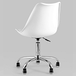 Офисный стул на металлическом основании EGGERY White пластик варинант исполнения - 4 | Loft Concept в Перми