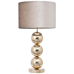 Настольная лампа с основанием в виде золотых сфер Balance Table Lamp Gold варинант исполнения - 1 | Loft Concept в Перми