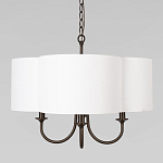 Люстра с белым текстильным абажуром Vitorino  варинант исполнения - 1 | Loft Concept в Перми