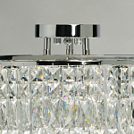 Потолочный светильник круглый с прозрачными подвесками Lunet варинант исполнения - 17 | Loft Concept в Перми