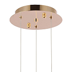 Подвесной светильник Metal Acrylic Tube Trio Gold Hanging Lamp варинант исполнения - 3 | Loft Concept в Перми