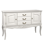Консоль белая из массива бука с ящиками в стиле прованс White Provence варинант исполнения - 2 | Loft Concept в Перми