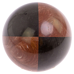 Шар декоративный из натуральных камней Лемезит и Змеевик Черный Natural Stone Spheres варинант исполнения - 3 | Loft Concept в Перми