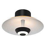 Бра с круглым белым плафоном и черной центральной деталью Natural Harmonie  варинант исполнения - 1 | Loft Concept в Перми