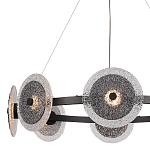 Люстра с плафонами из фактурного двойного стекла Heterochromia варинант исполнения - 6 | Loft Concept в Перми