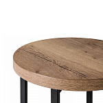 Стол журнальный круглый в стиле лофт Urban Style Space варинант исполнения - 2 | Loft Concept в Перми