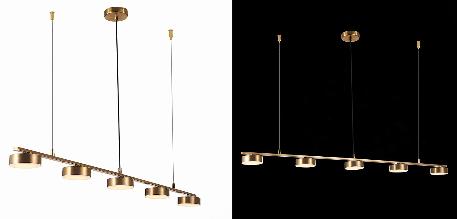 Люстра Five Headlights Linear Chandelier Люстра Five Headlights Linear Chandelier - Loft-Concept в Перми