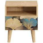 Прикроватная тумба с изображением на ящике Elise Nightstand варинант исполнения - 8 | Loft Concept в Перми