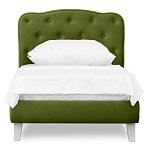 Кровать с мягким изголовьем Luna Palmer Bed варинант исполнения - 5 | Loft Concept в Перми