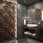 Гипсовая 3D панель с принтографией PM-22 варинант исполнения - 2 | Loft Concept в Перми