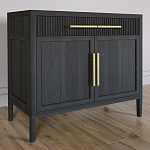 Буфет Primo с двумя ящиками и двумя фасадами Черный дуб варинант исполнения - 3 | Loft Concept в Перми