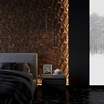 Гипсовая 3D панель с принтографией PM-50 варинант исполнения - 3 | Loft Concept в Перми