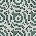 Дизайнерская плитка с узором Петли варинант исполнения - 1 | Loft Concept в Перми