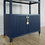 Стеллаж со стеклянными полками Elsa Dreams Blue варинант исполнения - 2 | Loft Concept в Перми