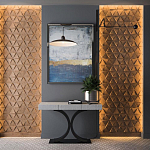 Гипсовая 3D панель с принтографией PM-50 варинант исполнения - 1 | Loft Concept в Перми