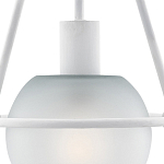 Бра белое с матовым стеклянным плафоном в форме шара White Lighthouse варинант исполнения - 1 | Loft Concept в Перми