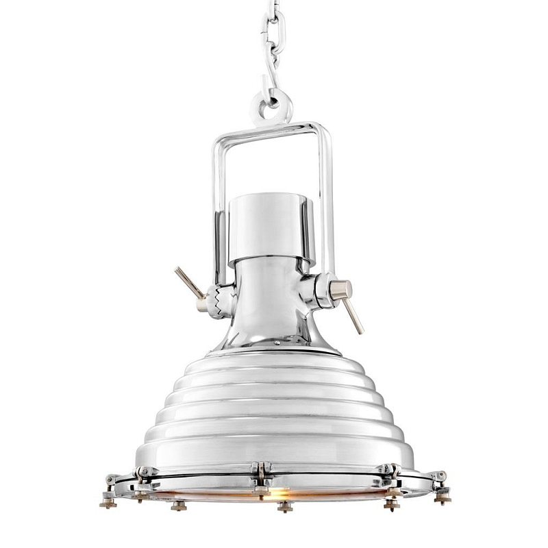 Люстра Lamp Maritime Aluminium Алюминий Прозрачное Стекло в Перми | Loft Concept 