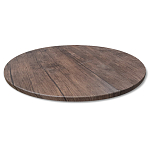 Стол журнальный c коричневой круглой столешницей на четырех металлических ножках Charm Coffee Table варинант исполнения - 2 | Loft Concept в Перми