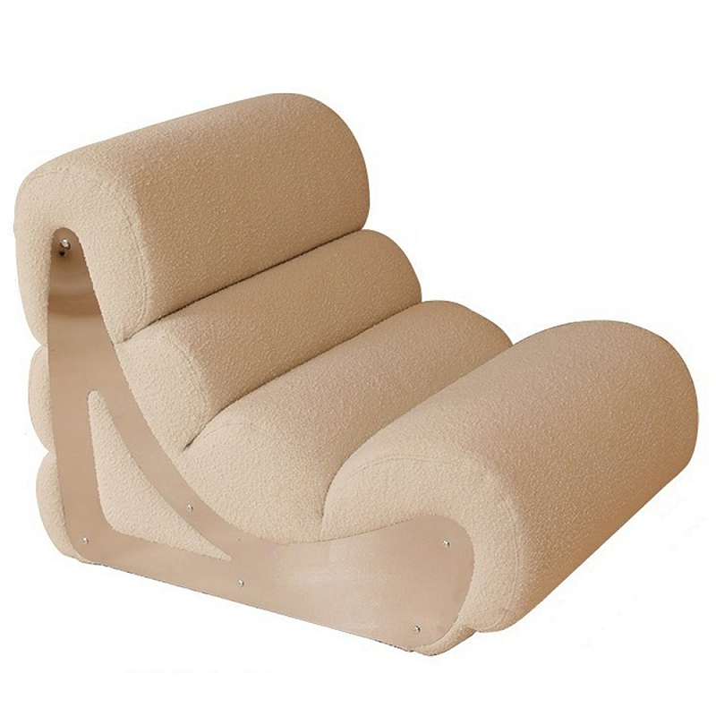 Кресло мягкое без подлкотников White Sheepskin Armchair Белый Кресло мягкое без подлкотников White Sheepskin Armchair Белый в Перми | Loft Concept