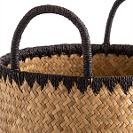 Плетеная корзина для белья с ручками Nyimbo Wicker Basket варинант исполнения - 3 | Loft Concept в Перми