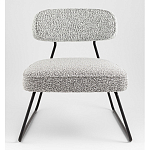 Кресло лаунж Kate букле серый варинант исполнения - 4 | Loft Concept в Перми