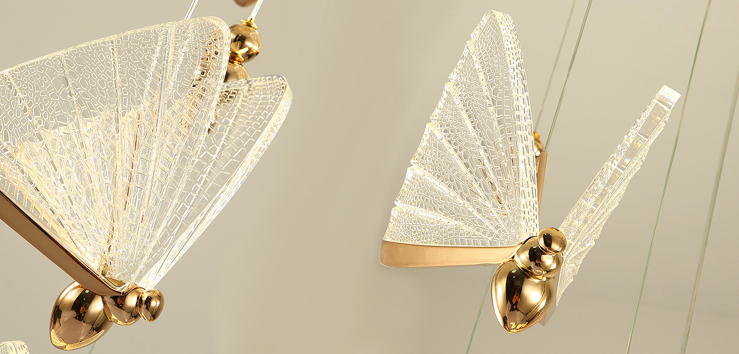 Люстра Glass butterfly chandelier A Люстра Glass butterfly chandelier A - Loft-Concept в Перми