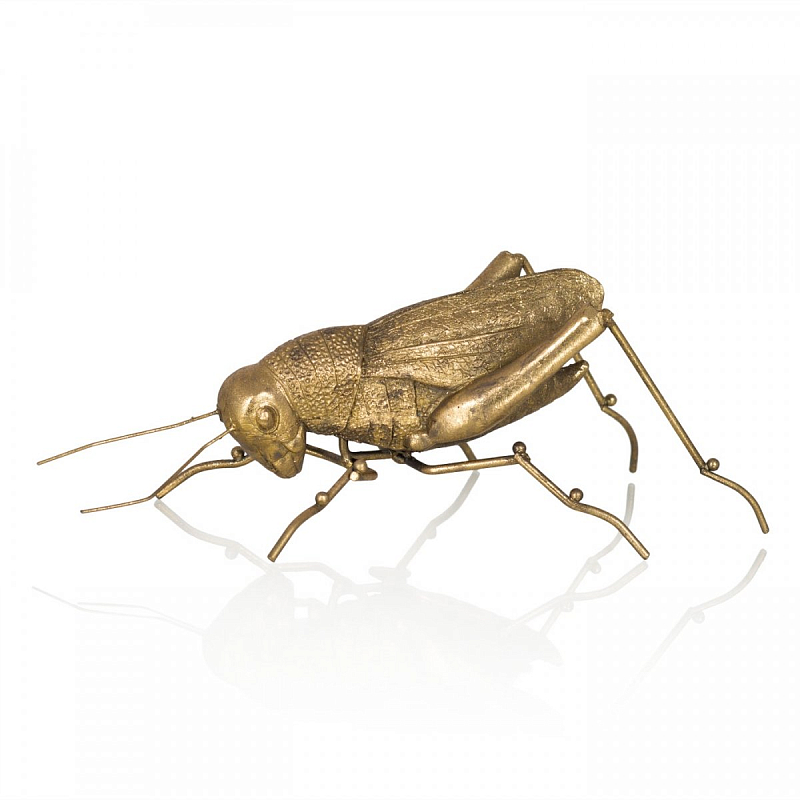 Декоративная фигурка кузнечика Grasshopper Золотой Декоративная фигурка кузнечика Grasshopper Золотой в Перми | Loft Concept