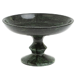 Фруктовница большая из натурального камня Змеевик Шабровский Natural Stone Fruit Bowls варинант исполнения - 1 | Loft Concept в Перми