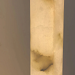 Торшер геометрический с тремя мраморными плафонами Marble Tripod варинант исполнения - 10 | Loft Concept в Перми