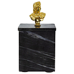 Мраморная шкатулка с бюстом из металла KELLY WEARSTLER варинант исполнения - 2 | Loft Concept в Перми