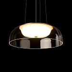 Подвесной светильник  с плоским прозрачным стеклянным плафоном Grada Light варинант исполнения - 8 | Loft Concept в Перми