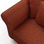 Мебельная ткань Шенилл терракотовый цвет 138 см T4-44 варинант исполнения - 3 | Loft Concept в Перми