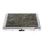 Портсигар на 10 сигарет с газовой зажигалкой из натурального камня Лабрадор Stone Cigarettes Cases варинант исполнения - 5 | Loft Concept в Перми