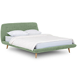 Кровать с мягким изголовьем Palmer Bed варинант исполнения - 9 | Loft Concept в Перми