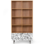 Широкий стеллаж с принтом Elise Rack варинант исполнения - 20 | Loft Concept в Перми