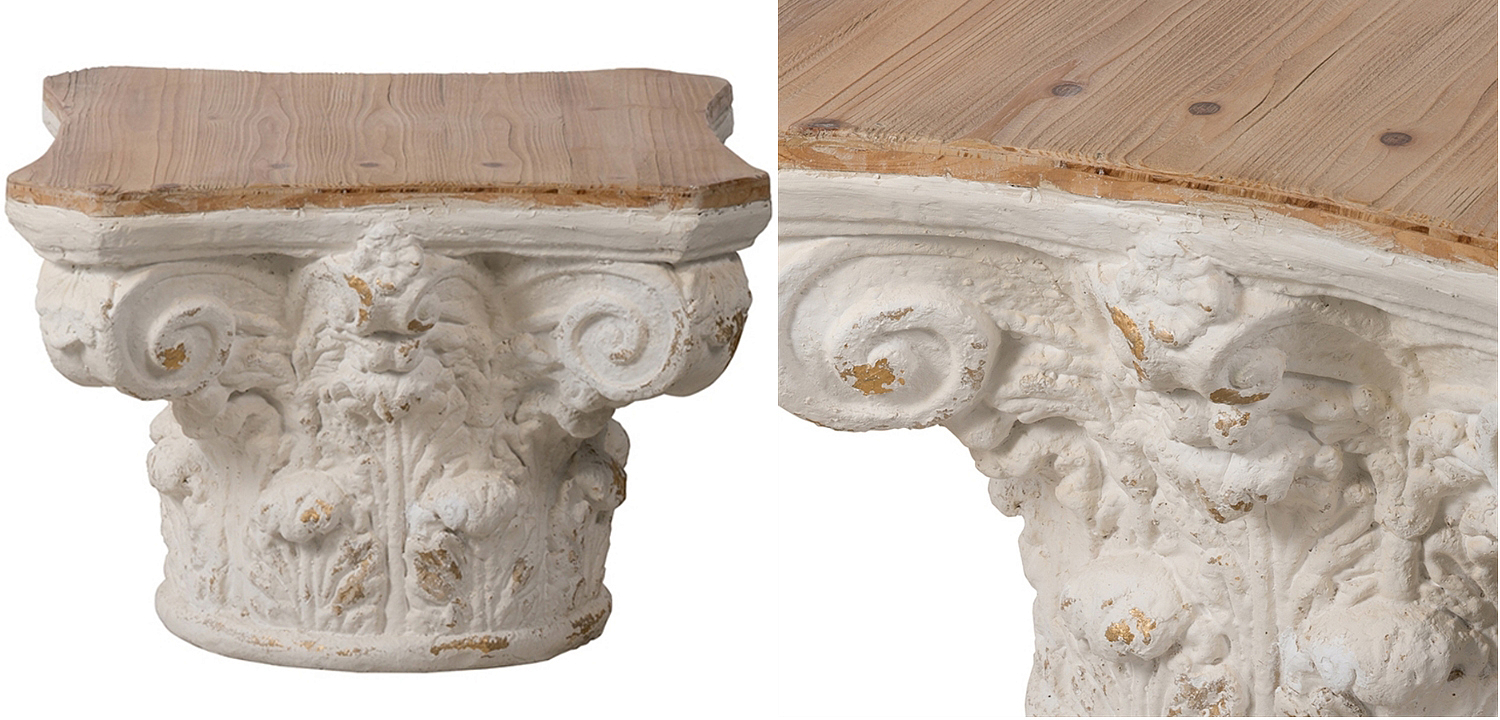 Приставной стол Ancient Roman Column Side Table Приставной стол Ancient Roman Column Side Table - Loft-Concept в Перми