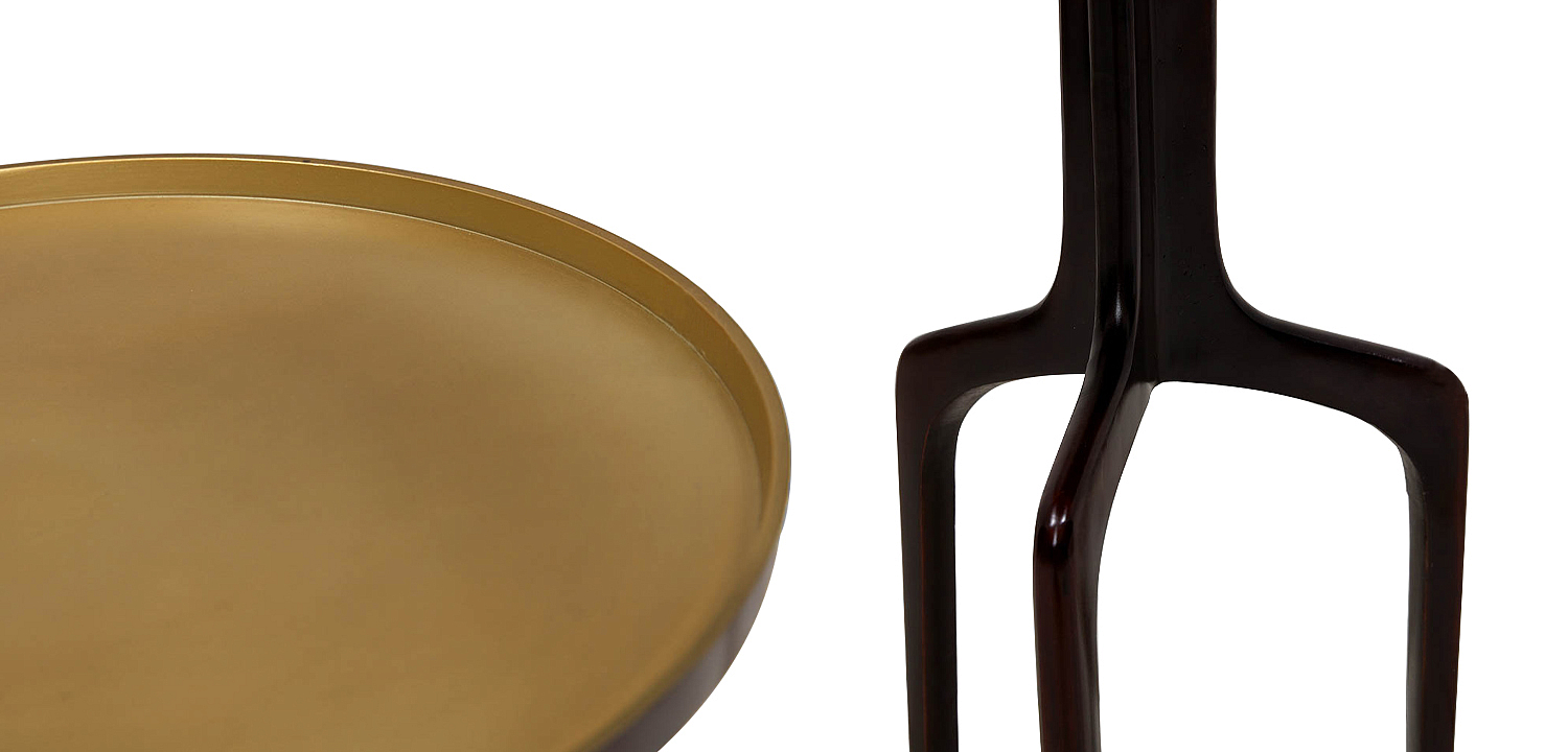 Приставной столик на трёх ножках Jose Tripod Coffee Table Приставной столик на трёх ножках Jose Tripod Coffee Table - Loft-Concept в Перми