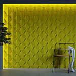 Гипсовая 3D Панель DRAGON SCALE - B варинант исполнения - 2 | Loft Concept в Перми