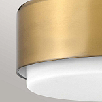 Потолочный светильник круглой формы с белым матовым плафоном Hinkley варинант исполнения - 2 | Loft Concept в Перми